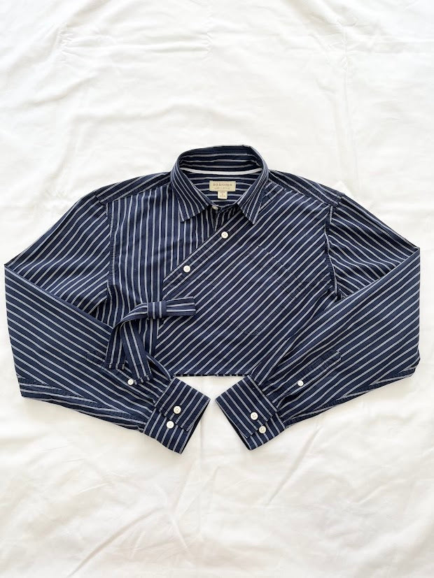 Navy Stripe Hanbok Top